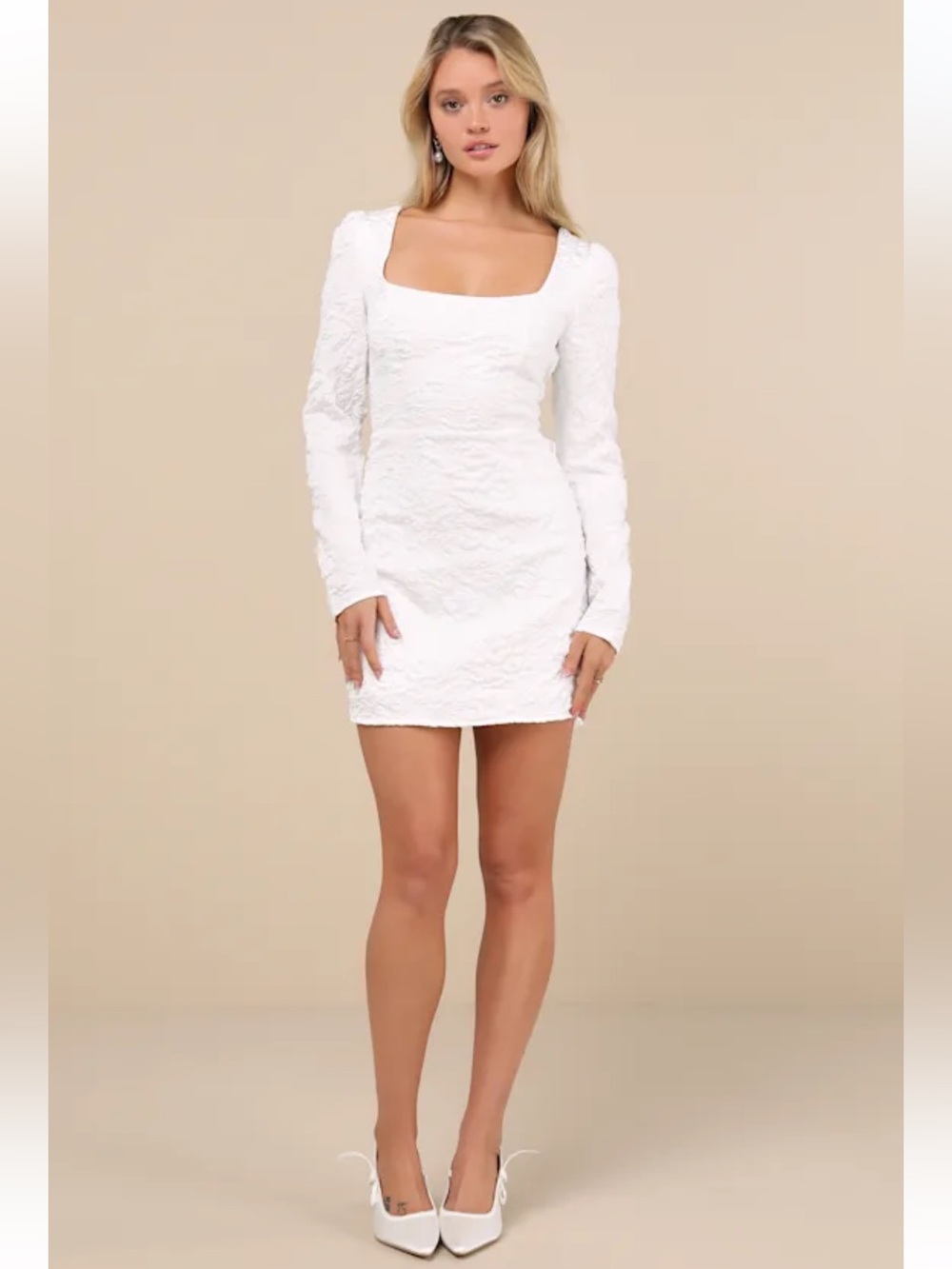 Lulus Dress XS Wedding White